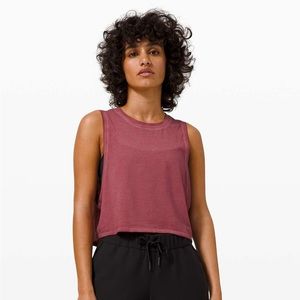 Lululemon Cut Back Crop Tank Top *Wash